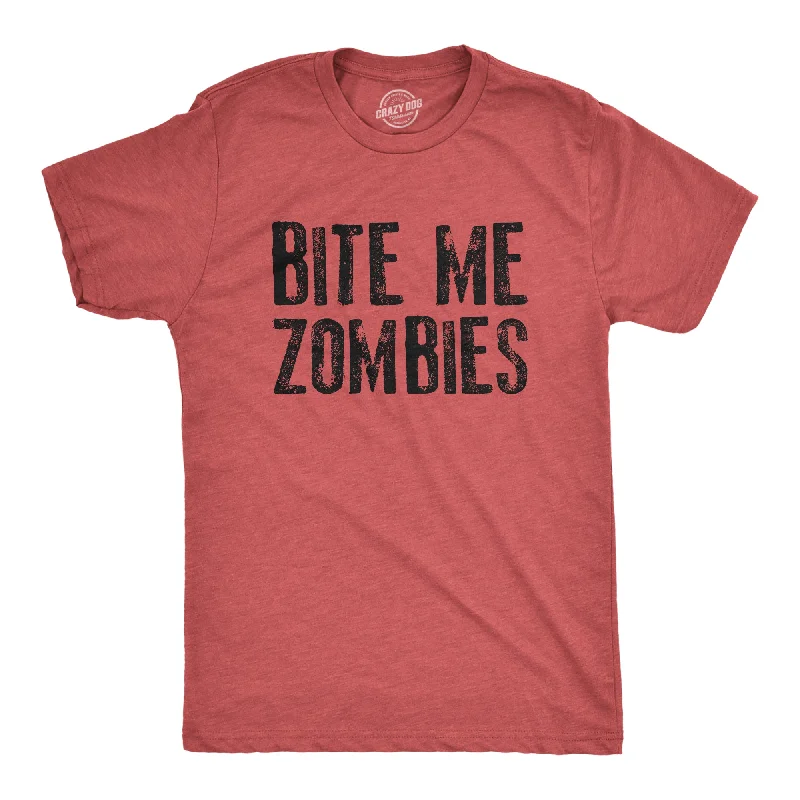 Bite Me Zombies Men's T Shirt