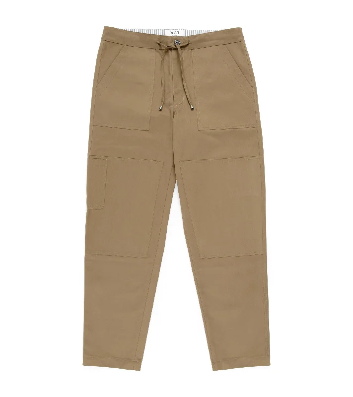 Rovi Lucca Cotton Twill Garden Pants: Drab