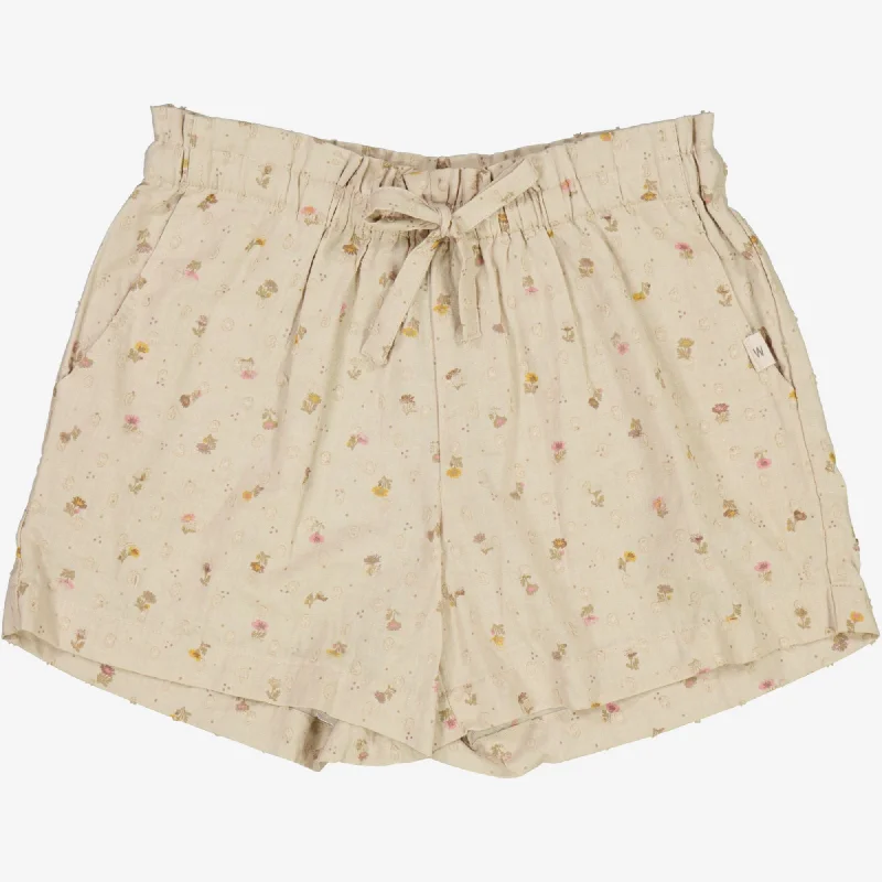 Shorts Silla - fossil flowers dot