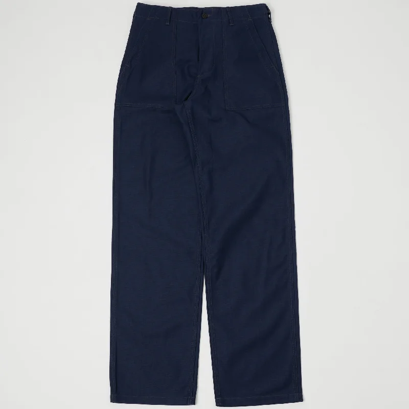 Warehouse & Co Sateen Fatigue Pant - Navy