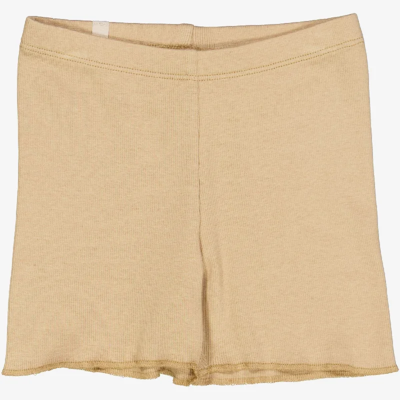 Rib Shorts - latte