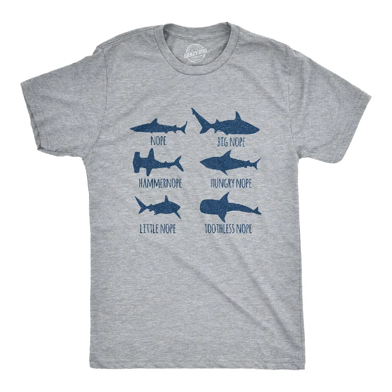 Shark Nope Men's T Shirt