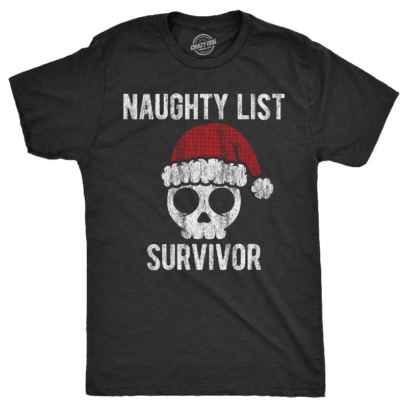 Naughty List Survivor Men's T Shirt