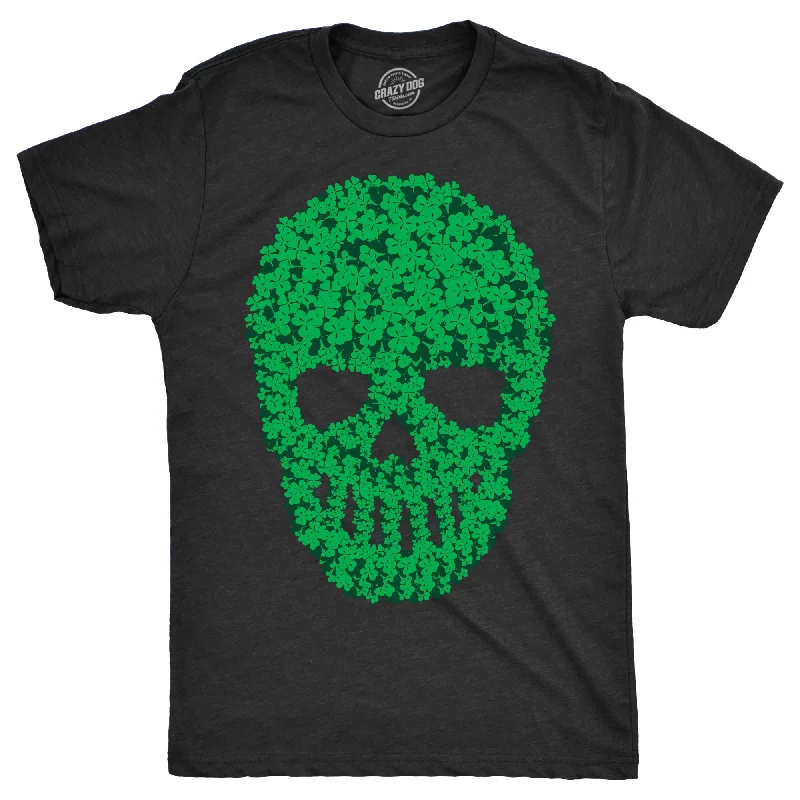 Skull Of Clovers Men's T Shirt