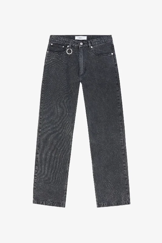 STRAIGHT JEANS PANT BLACK