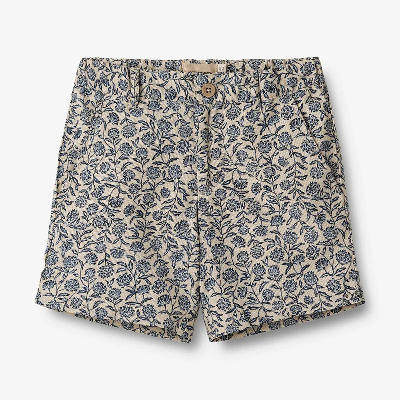 Shorts Elvig - blue cornflowers