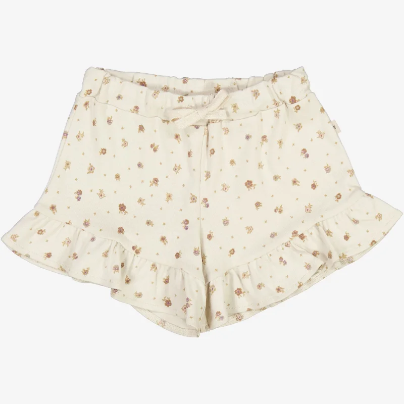 Jersey Shorts Deva - chalk flowers