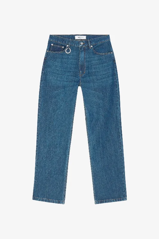 STRAIGHT JEANS PANT BLUE