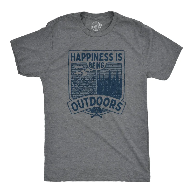 Hapiness Is Being Outdoors Men's T Shirt