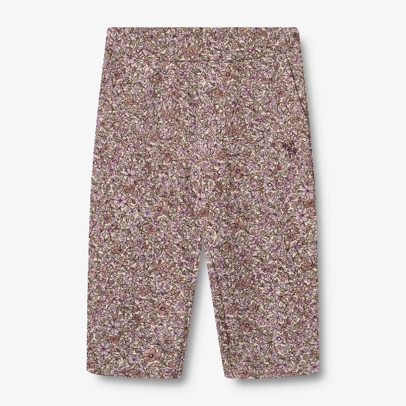 Sweatpants Eline - lilac flowers