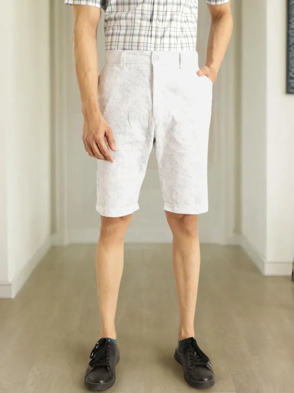 Men Printed Cotton Shorts