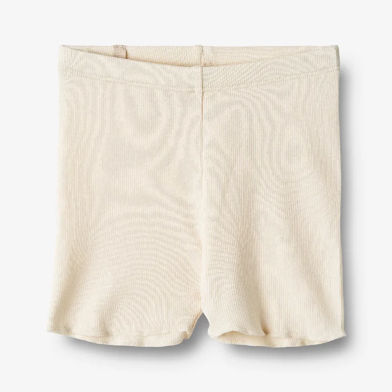 Rib Shorts Sine - cream