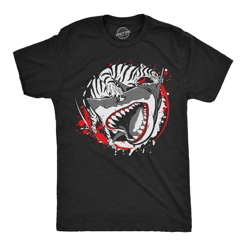 Tiger Shark Ying Yang Men's T Shirt