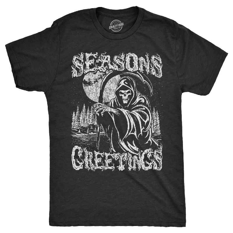 Seasons Greetings Reaper Men's T Shirt