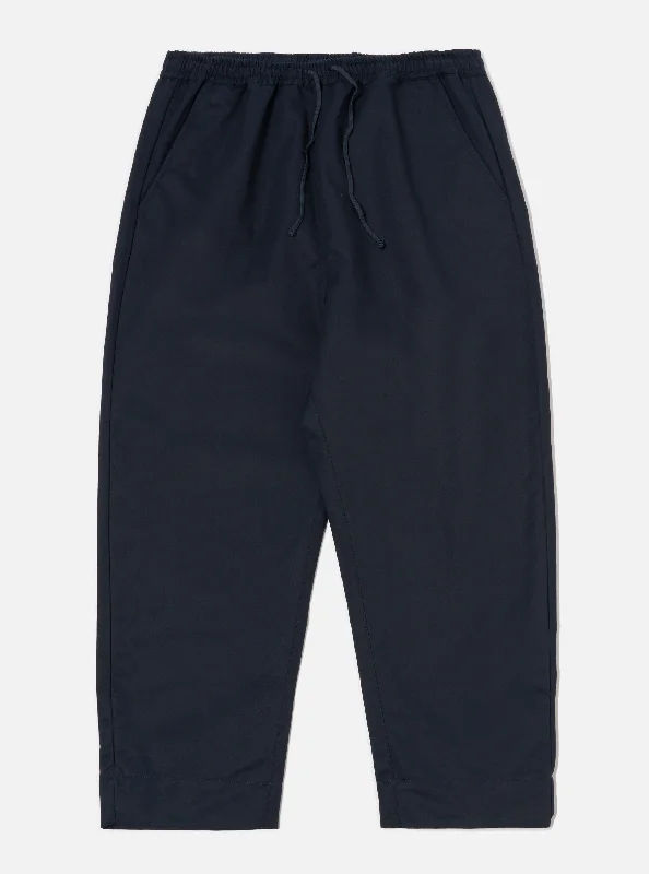 Universal Works Judo Pant in Navy Brushed Polytech