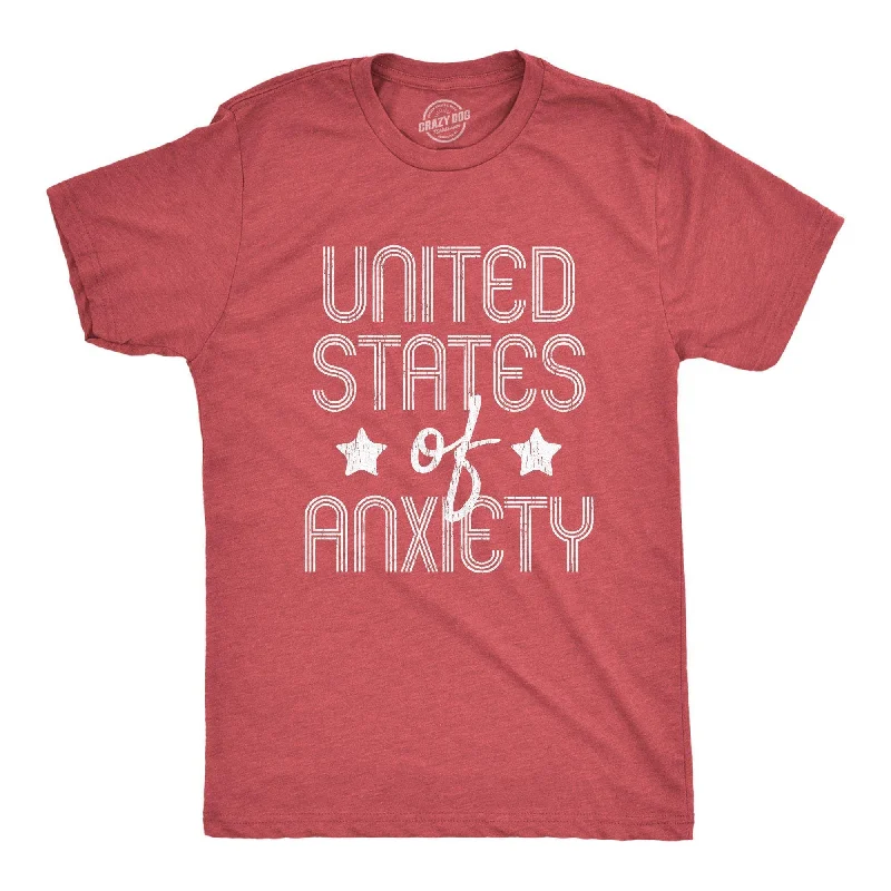 United States Of Anxiety Men's T Shirt