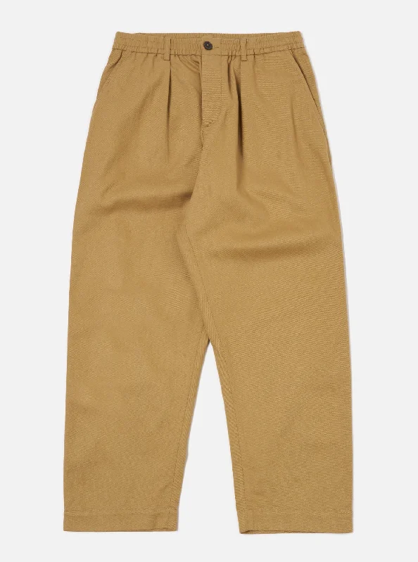 Universal Works Oxford Pant in Khaki Works Twill