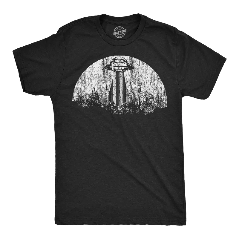 Moon UFO Men's T Shirt