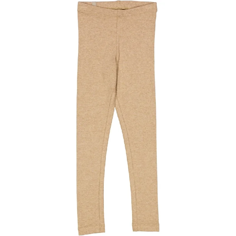 Rib Leggings - sand melange