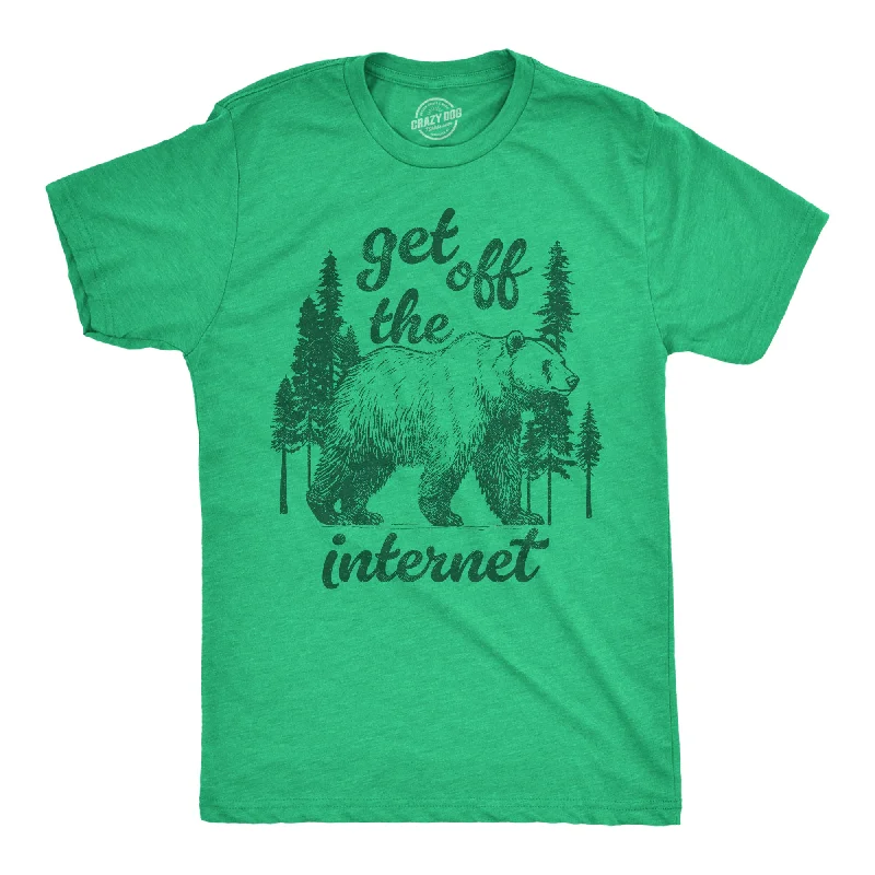 Get Off The Internet Men's T Shirt