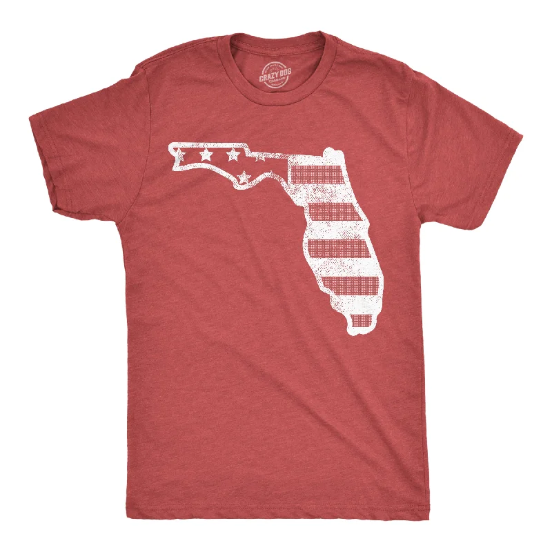 American Flag Florida Men's T Shirt