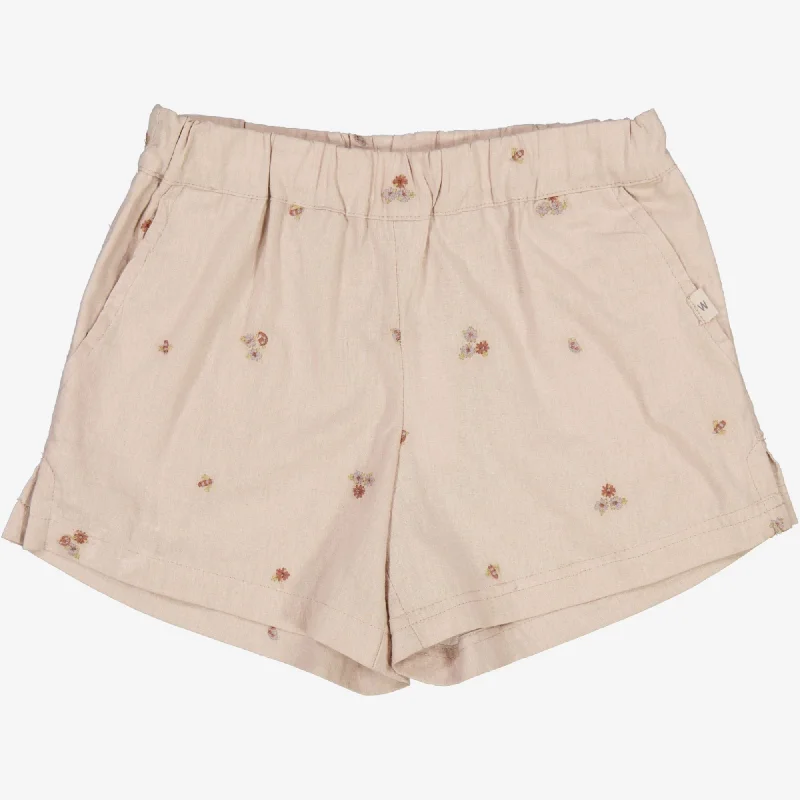 Shorts Eileen - embroidery flowers