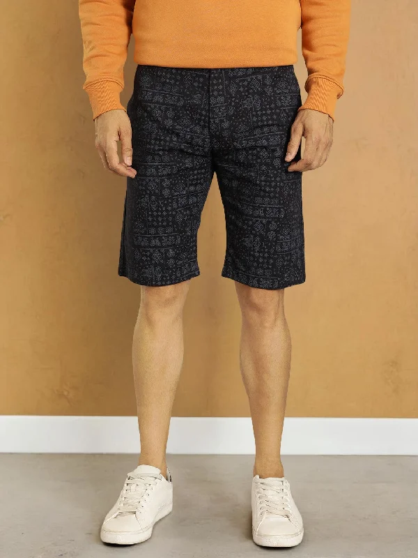 Men Printed Cotton Shorts