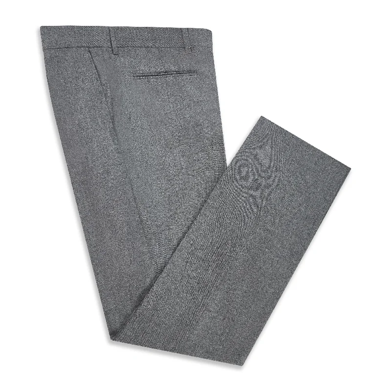 Tyler Grey Flannel Trousers