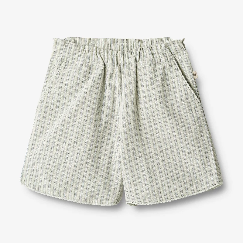 Shorts Edvia - aquablue stripe