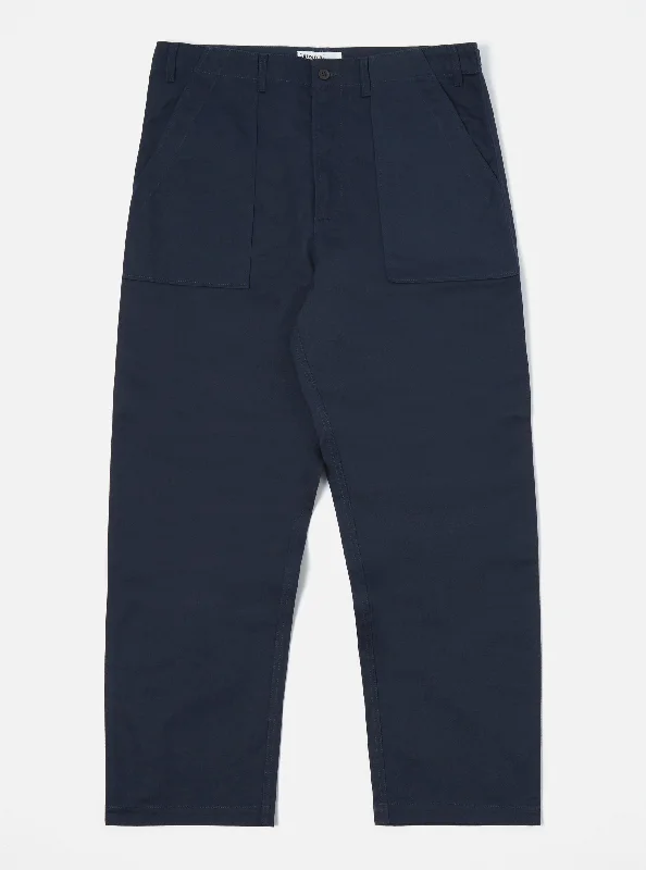 Universal Works Fatigue Pant in Navy Twill