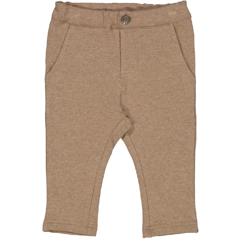 Sweatpant Frank - khaki melange