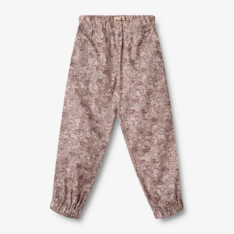 Trousers Shilla - rose shadow flowers