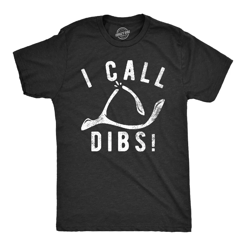 I Call Dibs Wishbone Men's T Shirt