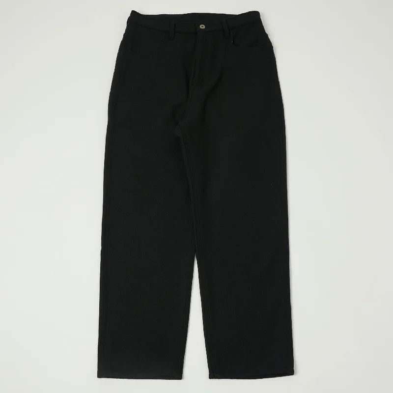 Monitaly Drop Crotch 5 Pocket Pants - Vicente Black