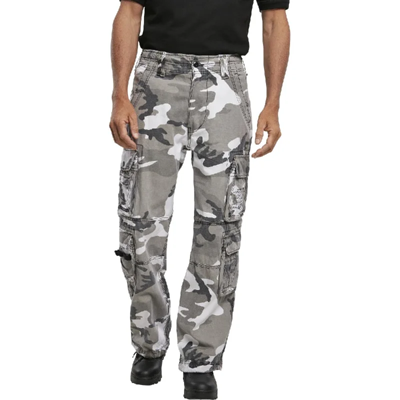 Brandit Pure Vintage Cargo Trousers Urban Camo