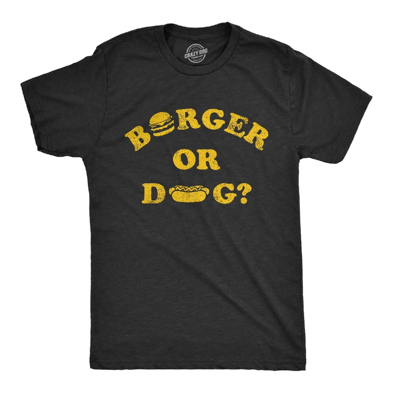 Burger Or Dog Men's T Shirt