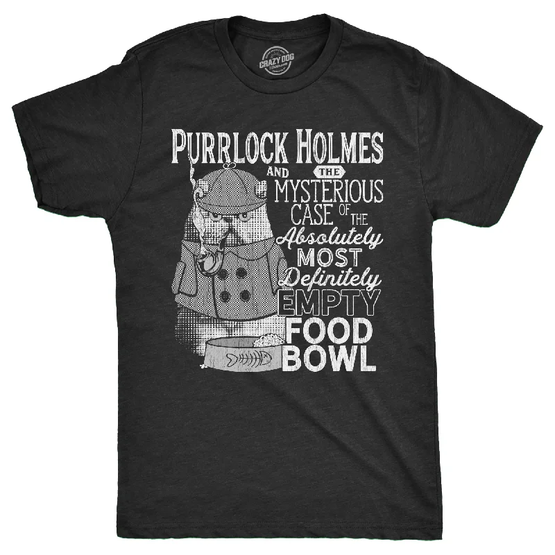 Purrlock Holmes Men's T Shirt