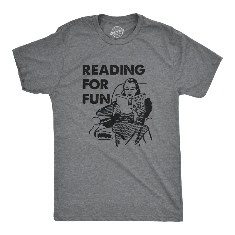 Reading For Fun Men's T Shirt