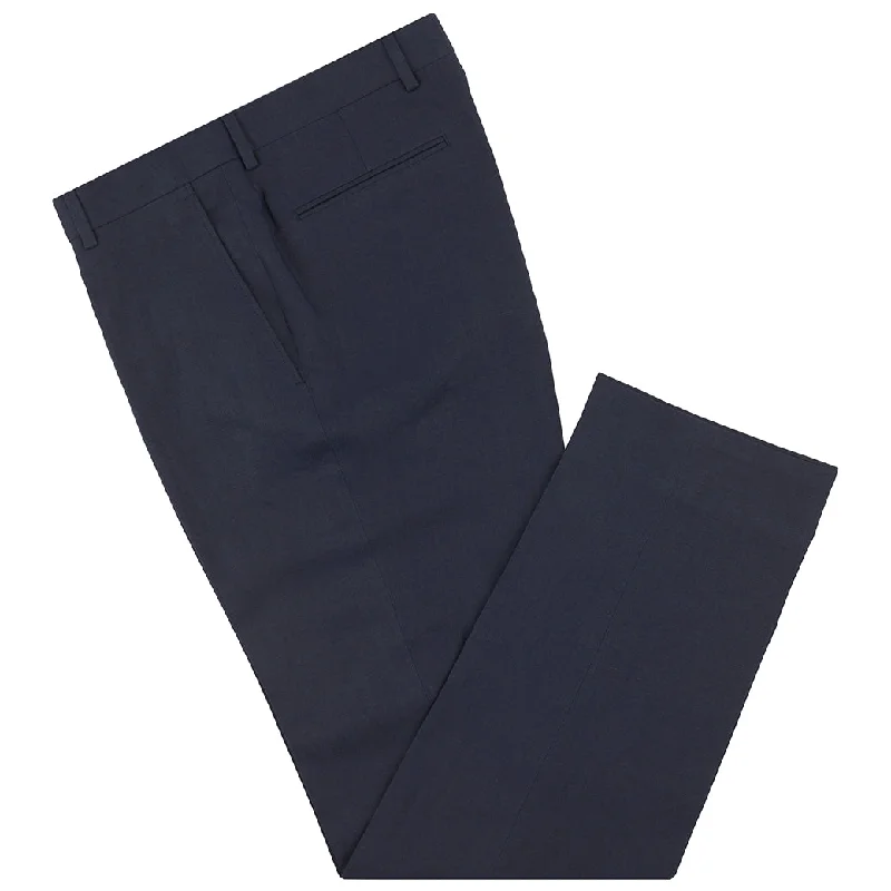 Barney Navy Linen Trouser