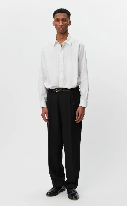 Formal Trousers - Black Wool