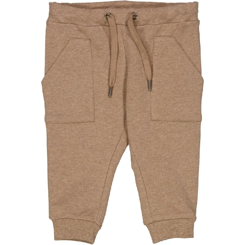 Sweatpants Nuno - khaki melange