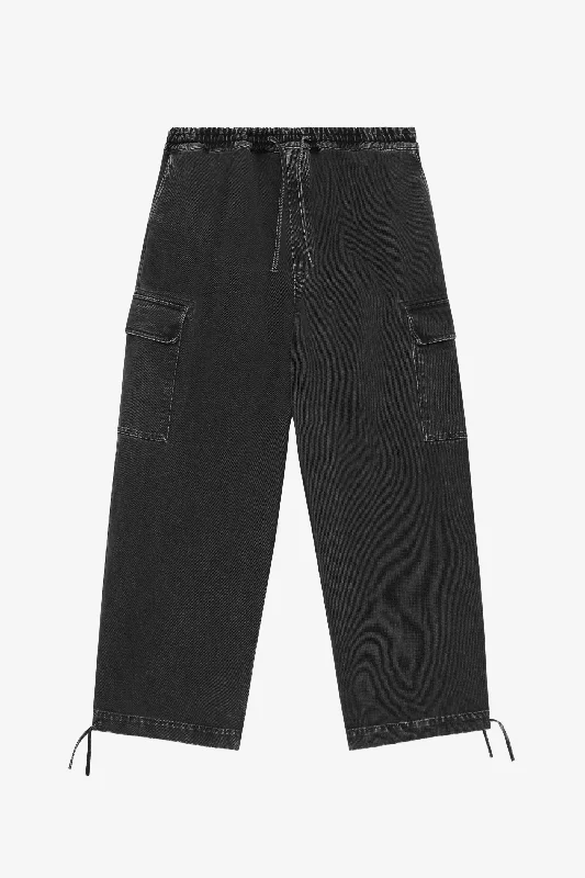 LOOSE CARGO PANT BLACK