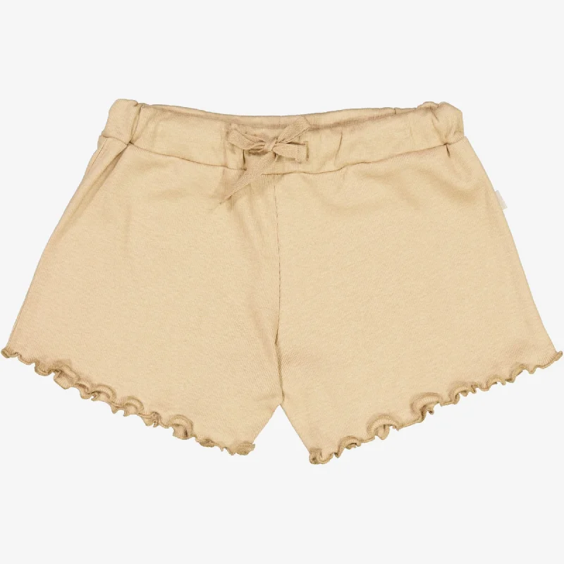 Rib Shorts Gertrud - latte