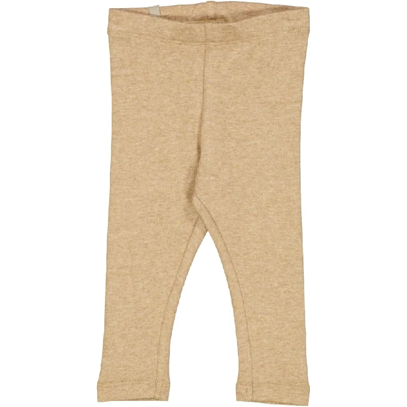 Rib Leggings - sand melange