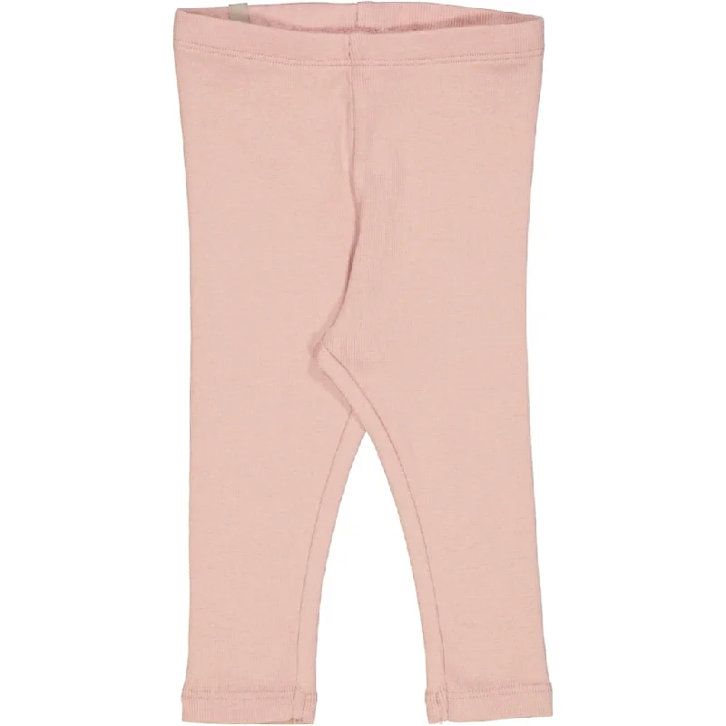 Rib Leggings - misty rose