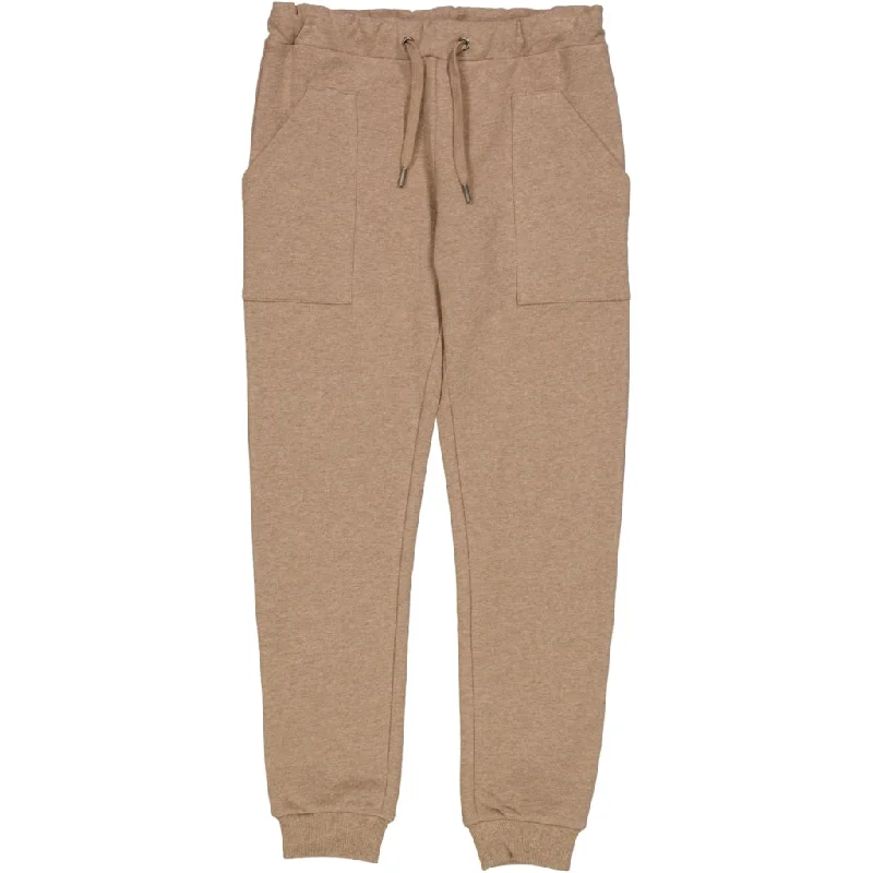 Sweatpants Nuno - khaki melange