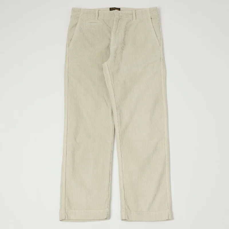 East Harbour Surplus 'Axel 101' Corduroy Trouser - Off White