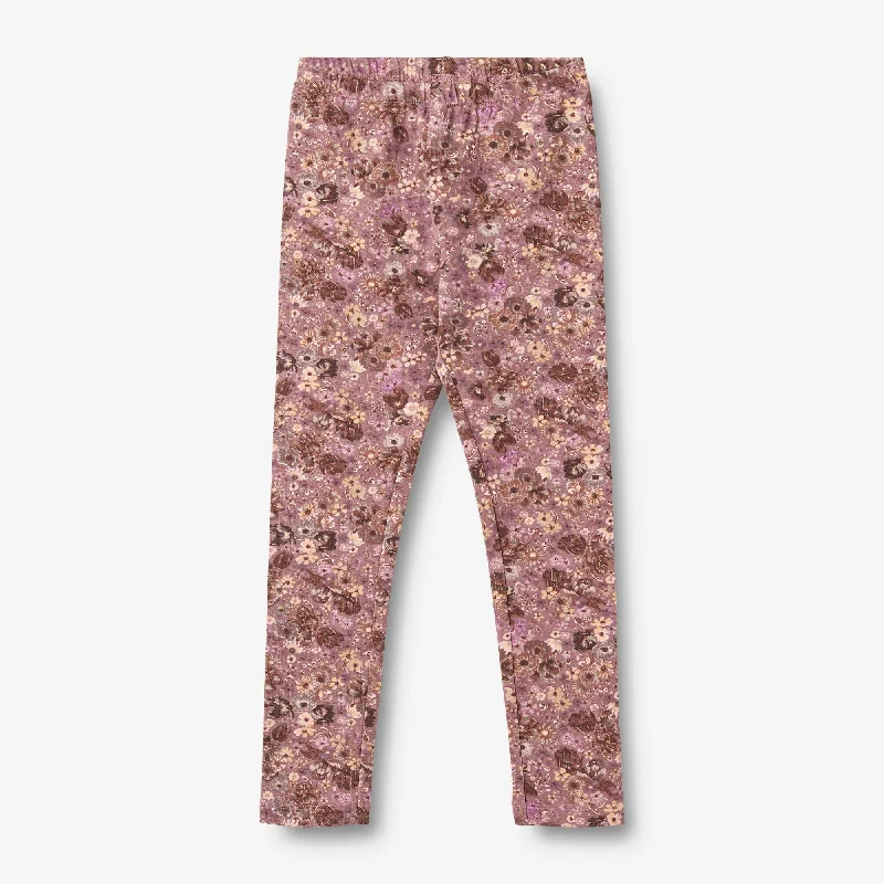 Printed Leggings Jules - lavender flowers