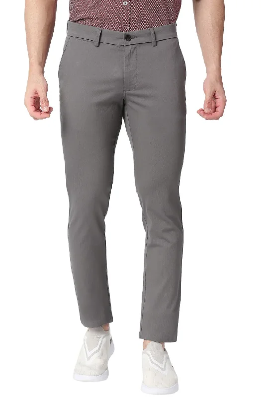 Skinny Fit Cotton Stretch Trousers