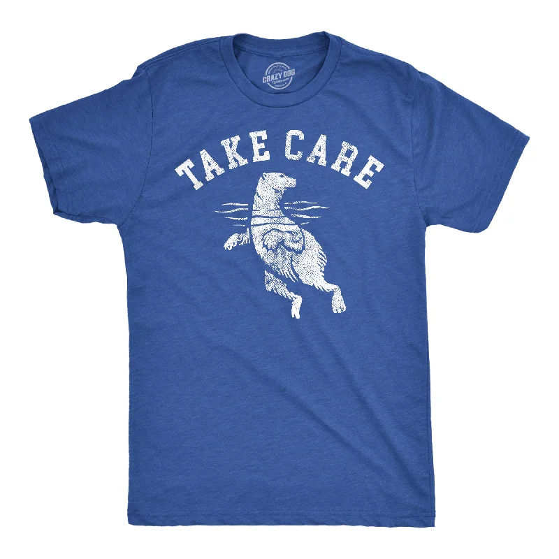 Take Care Polar Bear Men's T Shirt